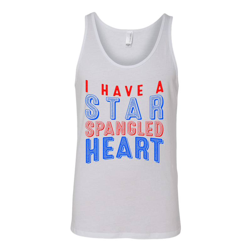 I Have A Star-Spangled Heart Tank Top