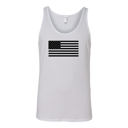 The Black USA Flag Tank Top