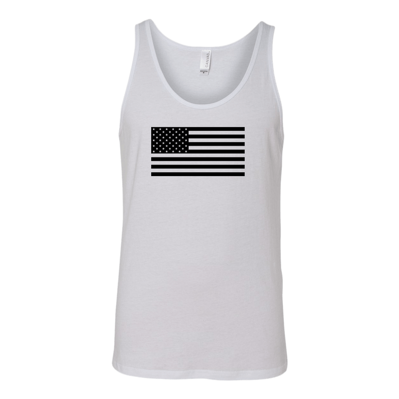 The Black USA Flag Tank Top