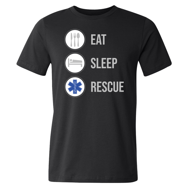 Eat Sleep Rescue EMT T-shirt
