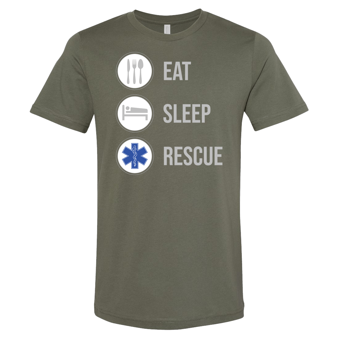 Eat Sleep Rescue EMT T-shirt