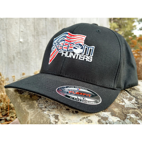 FREEDOM HUNTERS BLACK FLEXFIT CAP