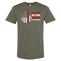 Fueled by Fire Driven by Courage Firefighter T-shirt