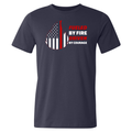 Fueled by Fire Driven by Courage Firefighter T-shirt