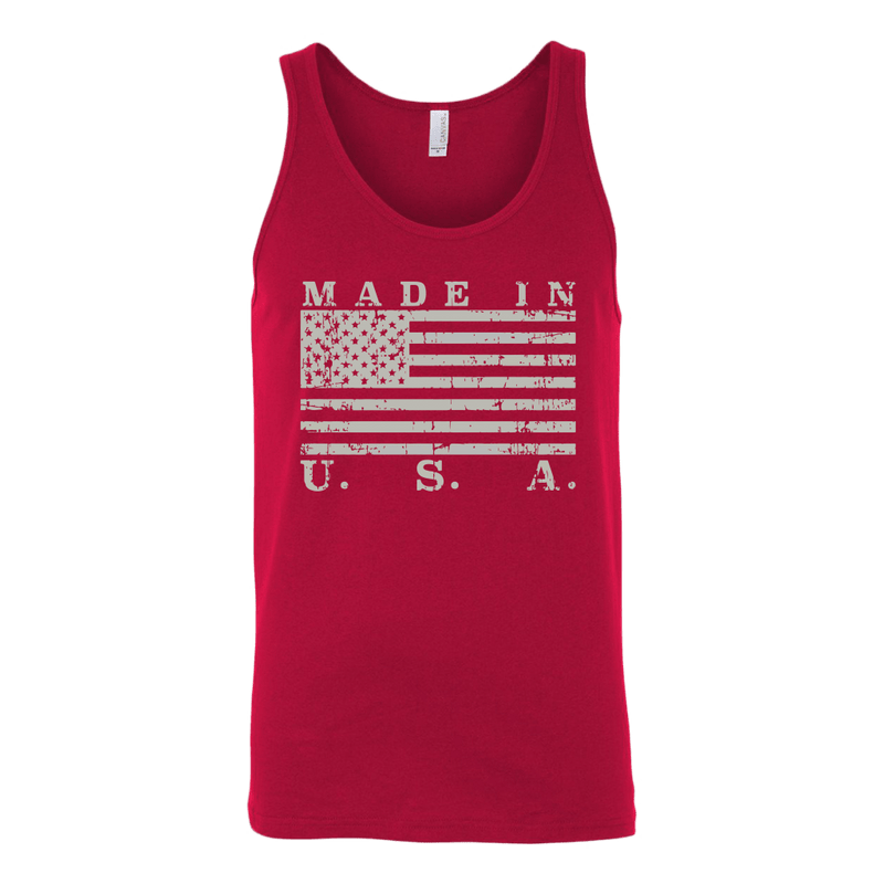 Made In USA Flag Tank Top