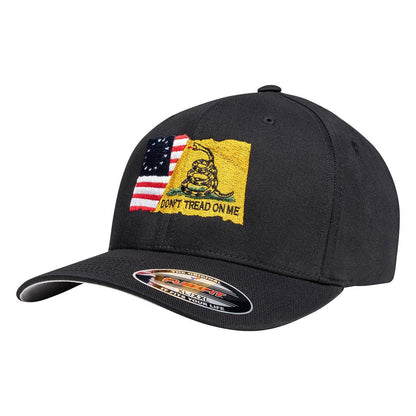 gadsden flag motorcycle helmet Gadsden Flag Stars & Stripes Flexfit Hat – Eagle Six Gear