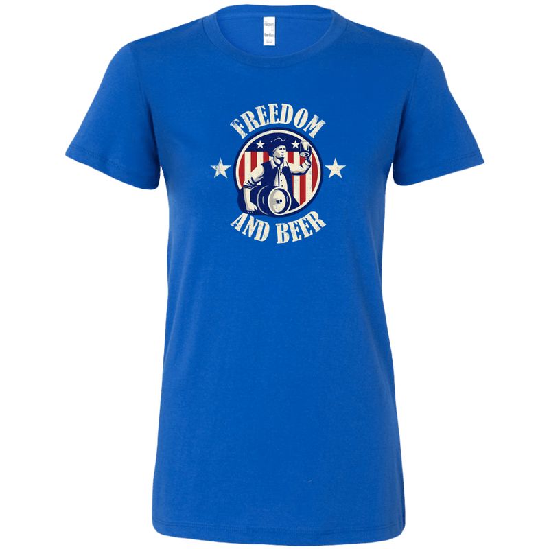 Freedom And Beer Women's T-Shirt