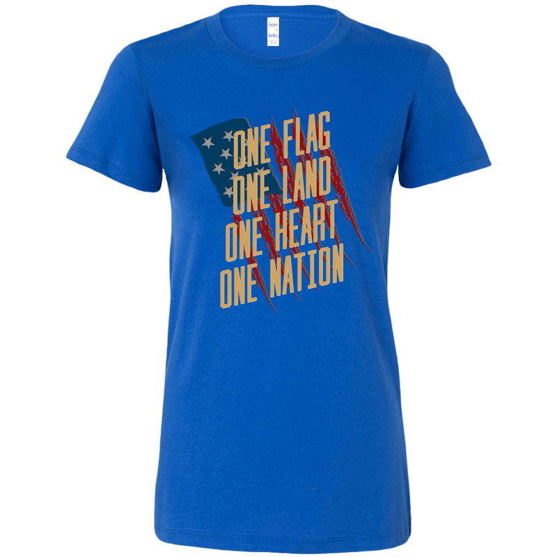 One Flag, One Land, One Heart, One Nation Women's T-shirt