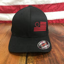 The Black Betsy Ross Flexfit Side Flag Hat