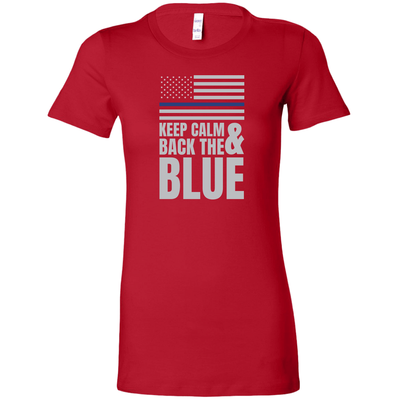 Keep Calm And Back The Blue Women's T-Shirt