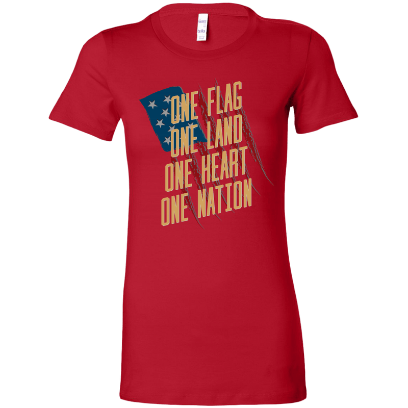 One Flag, One Land, One Heart, One Nation Women's T-shirt