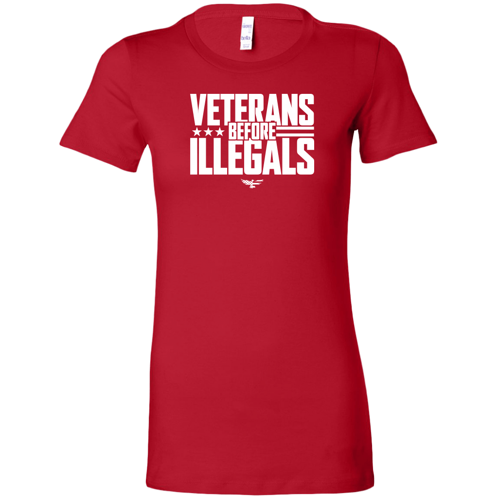 Veterans Before Illegals Women's T-Shirt
