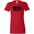 Black USA Flag Women's T-Shirt