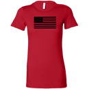 Black USA Flag Women's T-Shirt