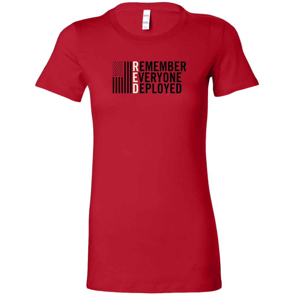 R.E.D. - Remember Everyone Deployed Women's T-Shirt