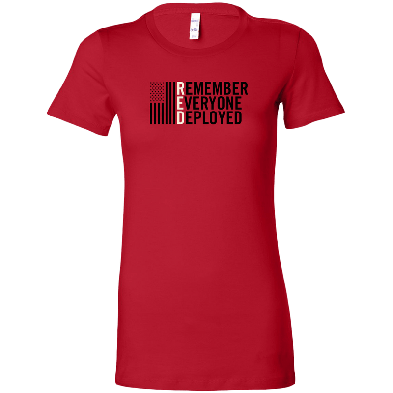 R.E.D. - Remember Everyone Deployed Women's T-Shirt