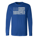 R.E.D. - Remember Everyone Deployed US Flag Long Sleeve