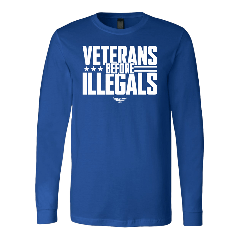 Veterans Before Illegals Long Sleeve