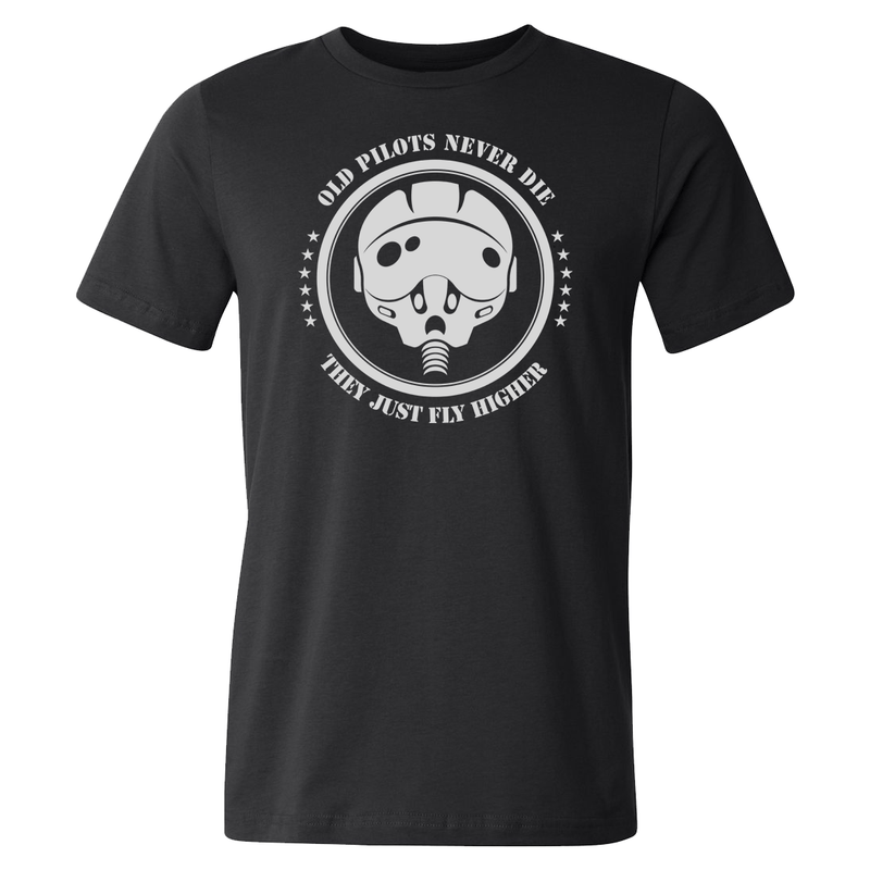 Old Pilots Never Die Men's T-shirt