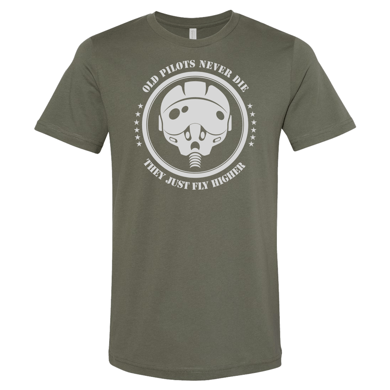 Old Pilots Never Die Men's T-shirt