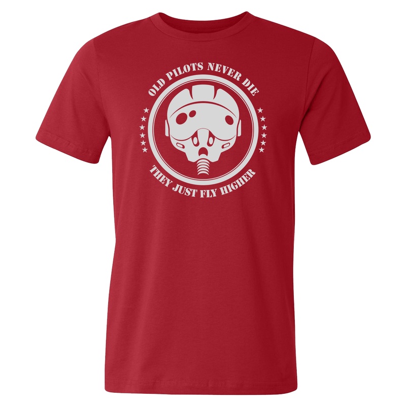 Old Pilots Never Die Men's T-shirt