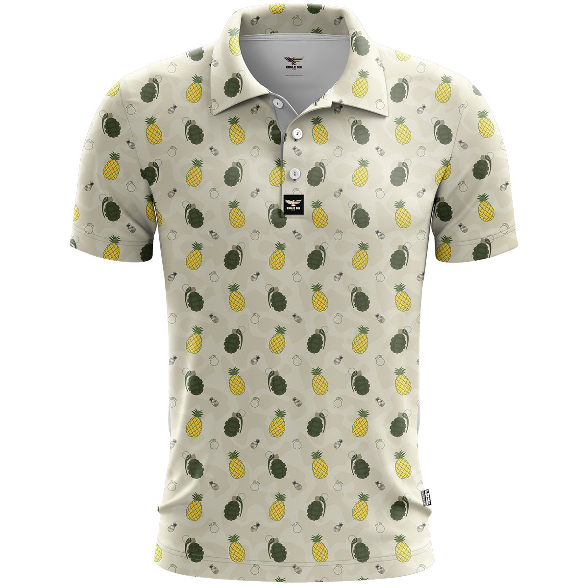 Pineapples and Grenades Golf Polo Shirt