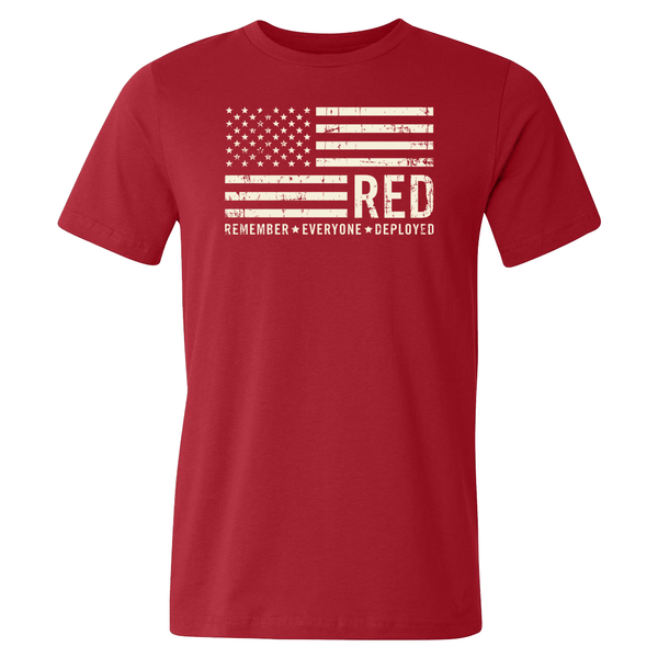 R.E.D - Remember Everyone Deployed US Flag Shirt