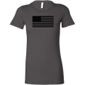 Black USA Flag Women's T-Shirt