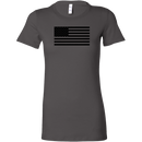 Black USA Flag Women's T-Shirt