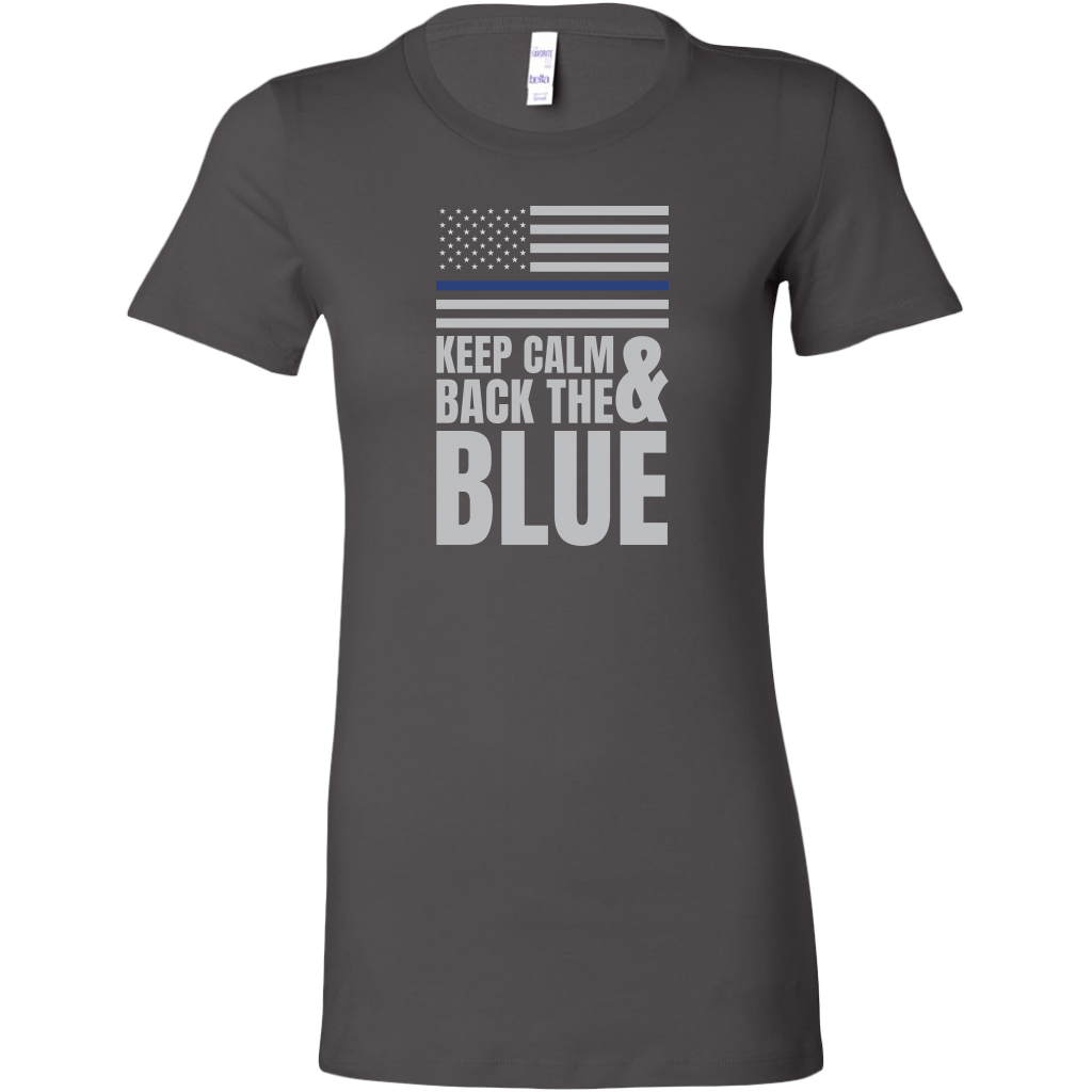 Keep Calm And Back The Blue Women's T-Shirt