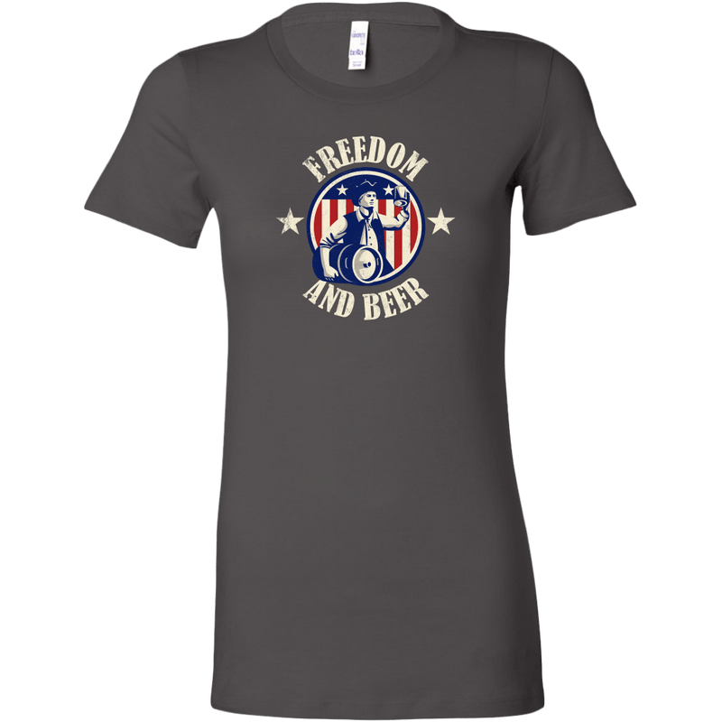 Freedom And Beer Women's T-Shirt