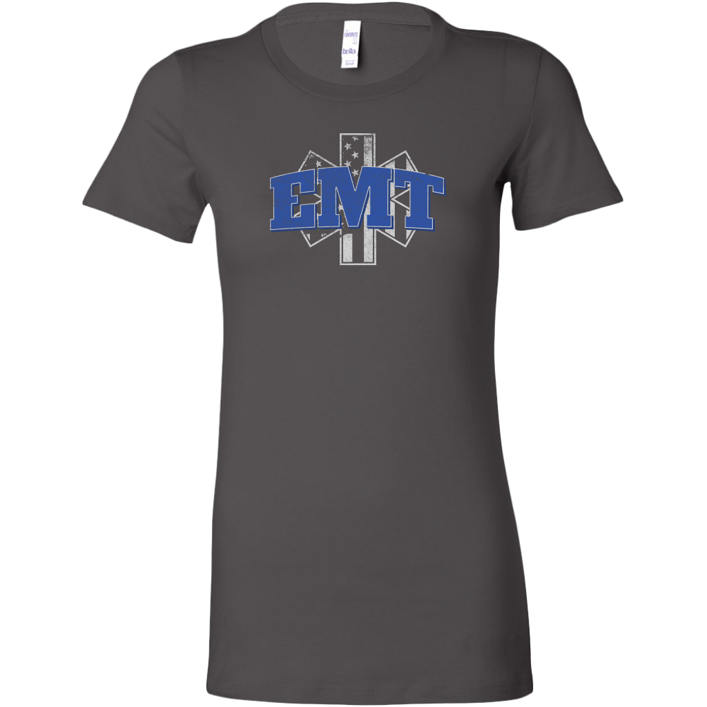 Star of Life US Flag EMT Women's T-shirt