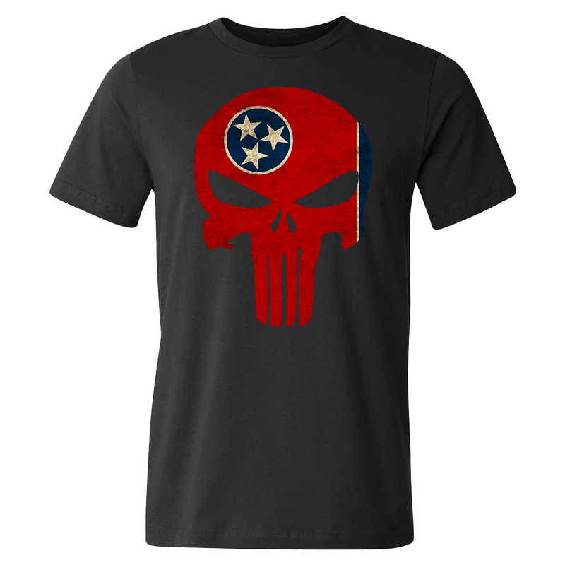 Tennessee Fearless Patriot Skull Shirt
