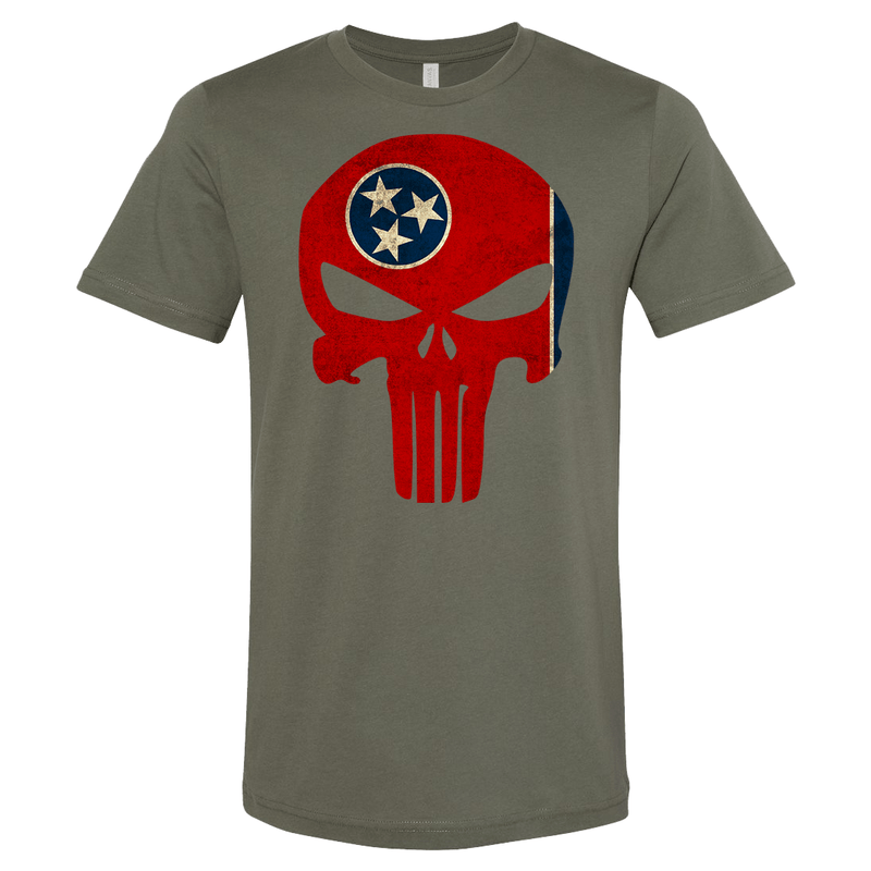 Tennessee Fearless Patriot Skull Shirt