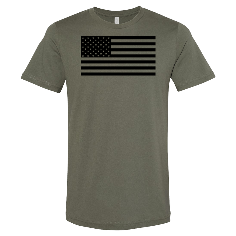 The Black USA Flag Tee