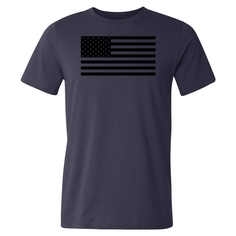 The Black USA Flag Tee