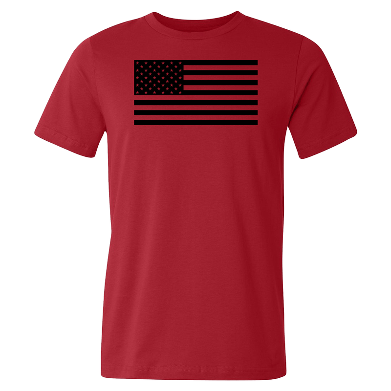 The Black USA Flag Tee