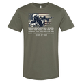 The Soldier Above All Others Prays for Peace Men's T-shirt