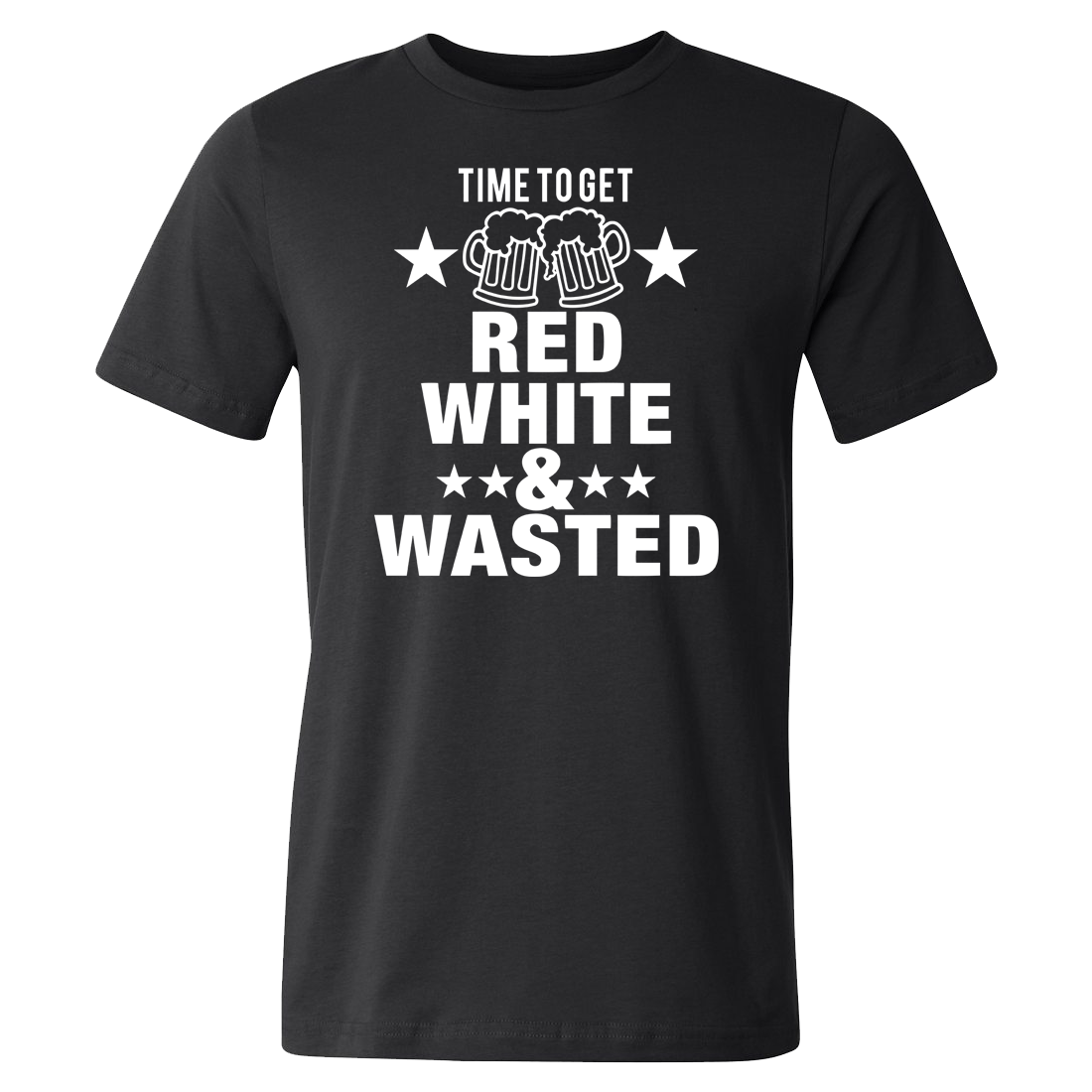 Time To Get Red White & Wasted Tee