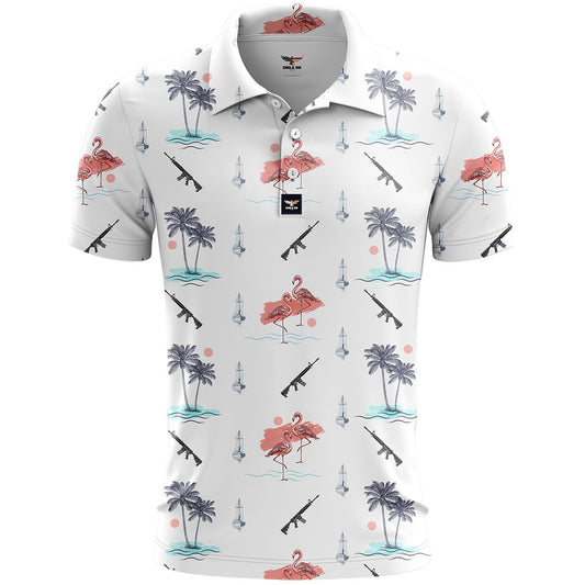 Tropical ARs Golf Polo Shirt