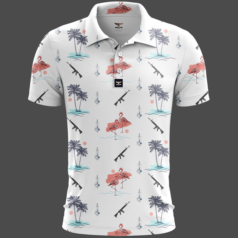 Tropical ARs Golf Polo Shirt