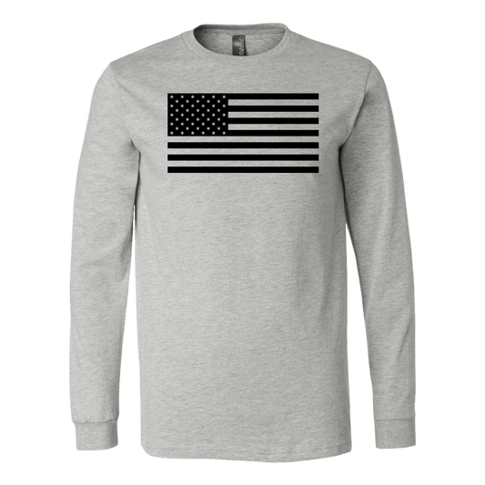 The Black USA Flag Long Sleeve