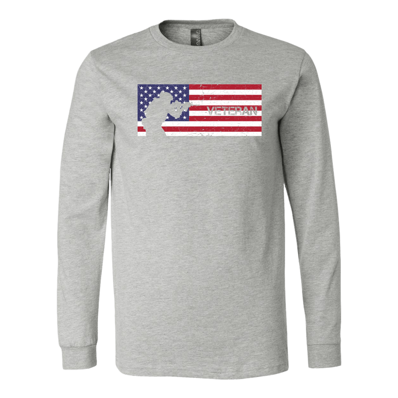 Veteran Flag USA Long Sleeve