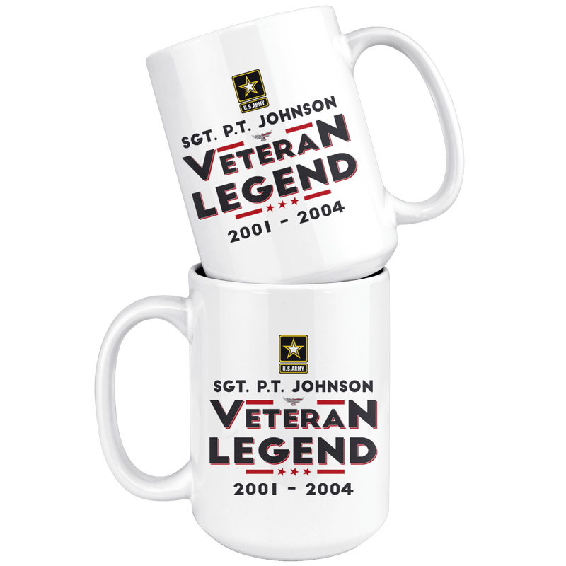 Personalized Veteran/Legend 15oz Mug