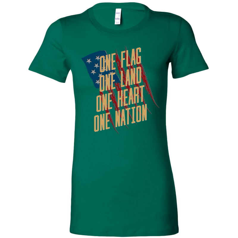One Flag, One Land, One Heart, One Nation Women's T-shirt