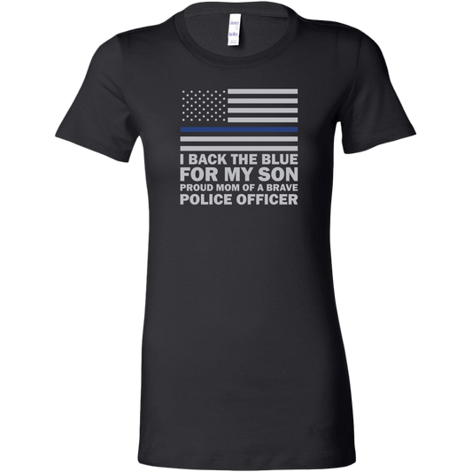 Proud Police Mom Women's T-Shirt