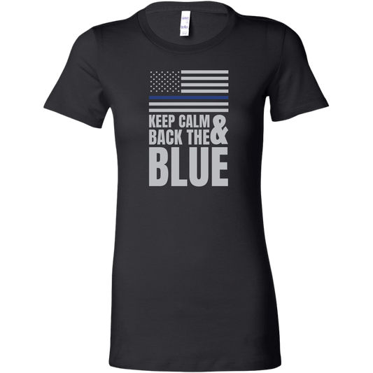 Keep Calm And Back The Blue Women's T-Shirt
