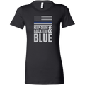 Keep Calm And Back The Blue Women's T-Shirt