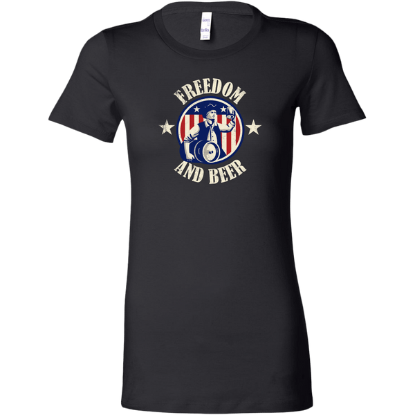 Freedom And Beer Women's T-Shirt