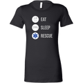 Eat Sleep Rescue EMT Women's T-shirt